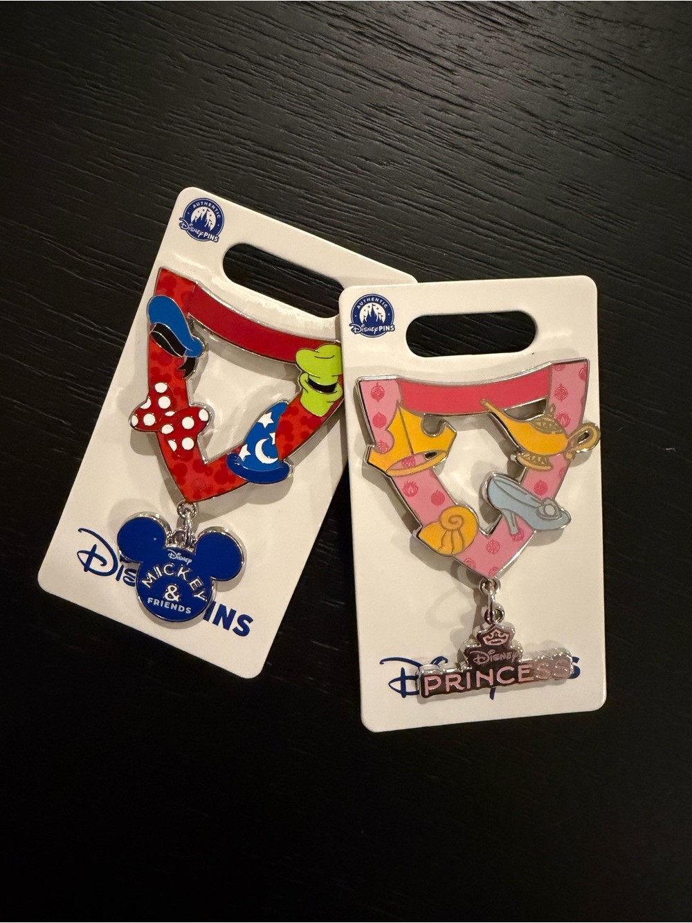 Disney Enamel Lanyard Pin Set 2